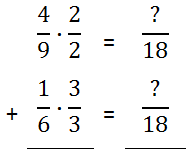 adding fractions vertical common denominator