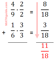 adding fractions vertical different denominators
