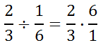 changing from division to multiplication fractions