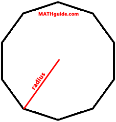 Regular 10-Sided Polygon