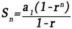 geometric sum formula