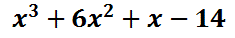 x^3+2x^2+4x^2+8x-7x-14