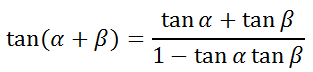 Sum Angle Formula Tangent
