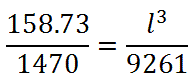 equation relationship volumes lengths similar solids using