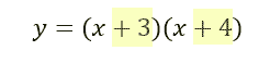 factored form parabola x-intercepts