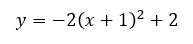 equation parabola vertex form