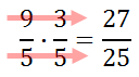 multiplying two fractions