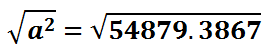 Inverse of squaring is square-rooting