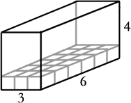 The Prism Above With a Layer of Cubes at its Base