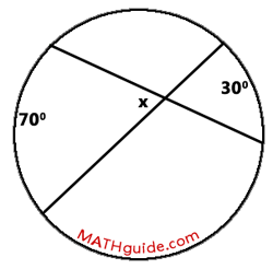 Chord Chord Arc Angle Problem