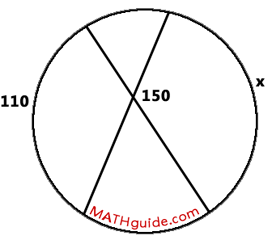 Chord Chord Arc Angle Problem