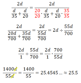 average velocity calculation