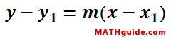 Point-Slope Formula