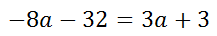 solving linear equation from proportion