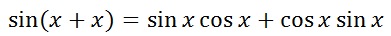 Sum and Difference Angle Formula Sine same angle