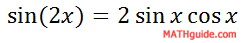 Double Angle Formula Sine