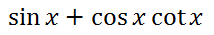 Trigonometric Expression