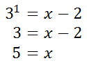 logarithm function finding x-intercept