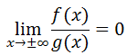 limit of extreme x-values