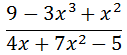 ratio of polynomial functions