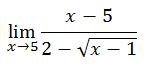 limit rational expression square root
