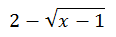expression square root