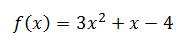 quadratic function