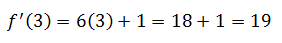 slope derivative evaluate