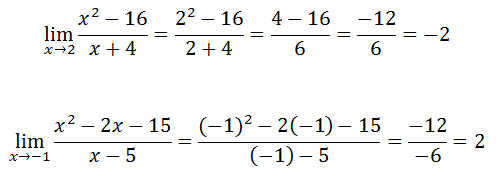 finding limit via substitution