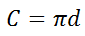 circumference formula