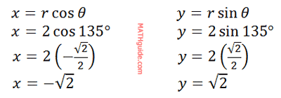 convert polar to rectangular form