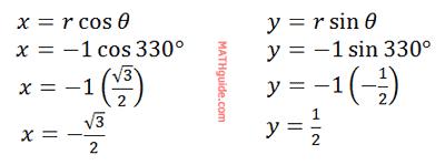 convert polar to rectangular form