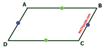 parallelogram ABCD opposite sides congruent