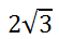 square root 12 simplify solution