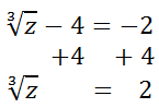 solving a radical equation