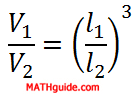 similar area length relation proportion