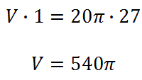 equation relationship volumes lengths similar solids solving