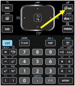 ti-nspire home button