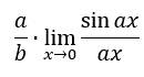 a constant does not affect a limit