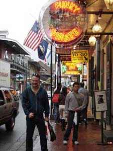 I was having fun on Bourbon Street doing my best pirate immitation (Dec 2006).
