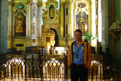 This is the Romanov necropolis in St. Petersbug, Russia (2009).